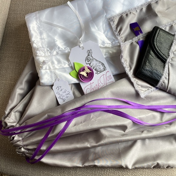 Satin Drawstring Bags - Picture 8 of 15